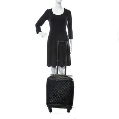 Chanel Calfskin Quilted Coco Case Trolley Black 2 of 9
