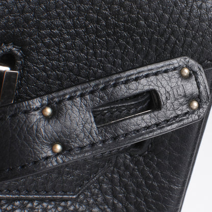 Hermes Taurillon Clemence Birkin 35 Black 7 of 10