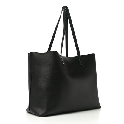 Saint Laurent Calfskin Large Shopping Tote Black 3 of 15