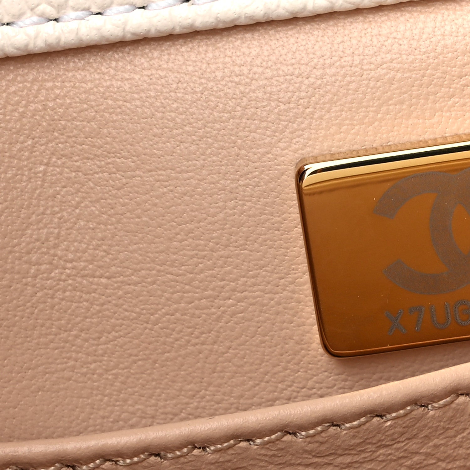 Chanel Caviar Quilted Small Coco Handle Flap White 7 of 9