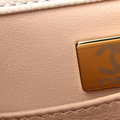 Chanel Caviar Quilted Small Coco Handle Flap White 7 of 9