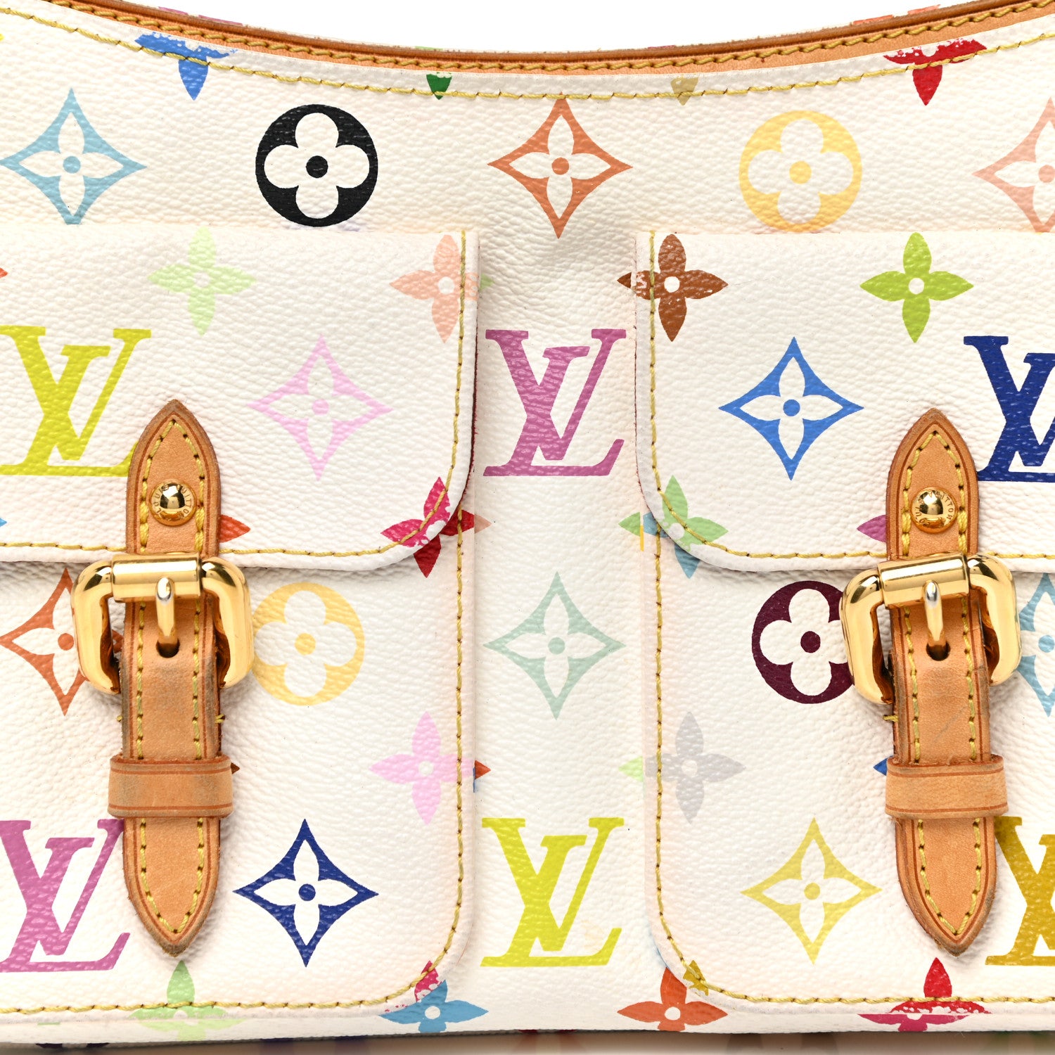 Louis Vuitton Monogram Multicolor Lodge PM White 7 of 30