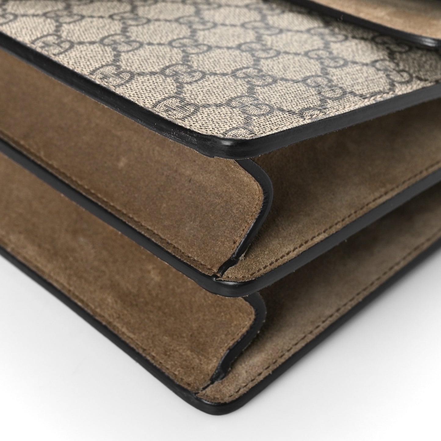 GG Supreme Monogram Medium Dionysus Shoulder Bag Taupe