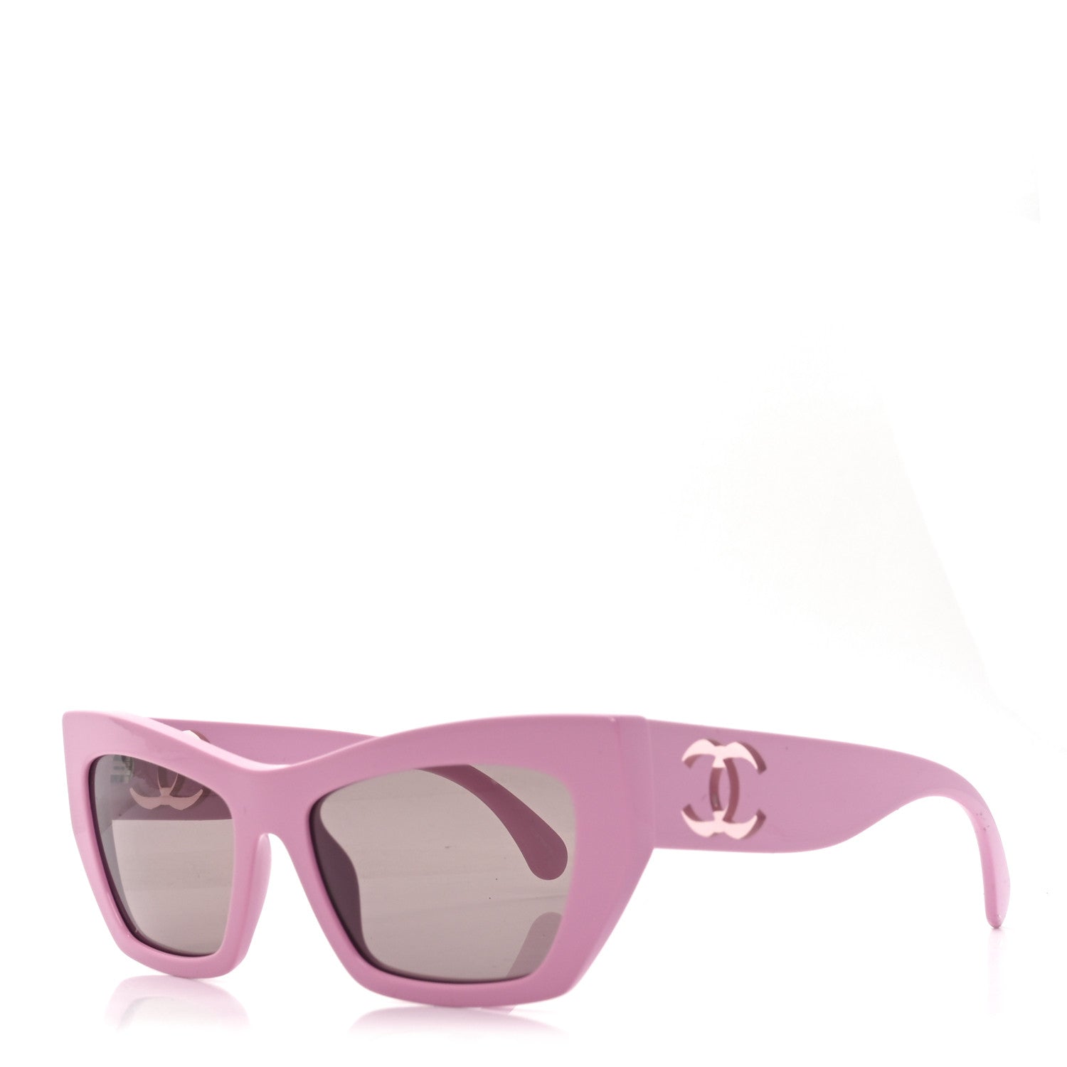 Chanel Acetate Cat Eye Sunglasses 5527 Pink 1 of 7
