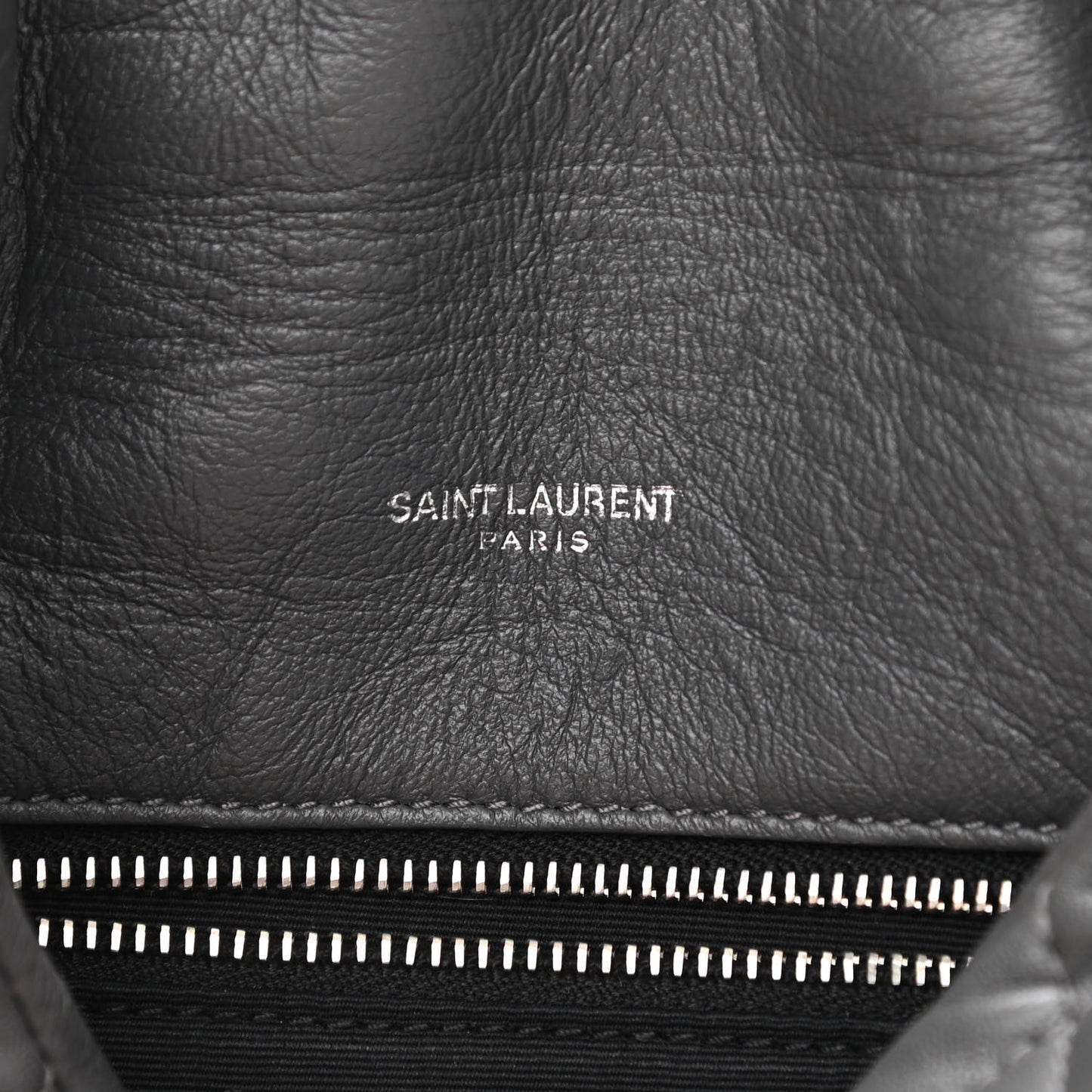 Lambskin Quilted Toy Loulou Puffer Monogram Chain Satchel Storm