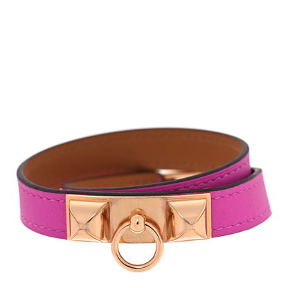 Hermes Swift Rivale Double Tour Bracelet T2 Magnolia 1 of 6