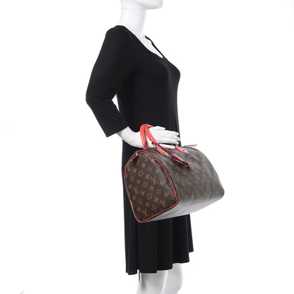 Louis Vuitton Monogram Totem Speedy 30 Flamingo 2 of 10