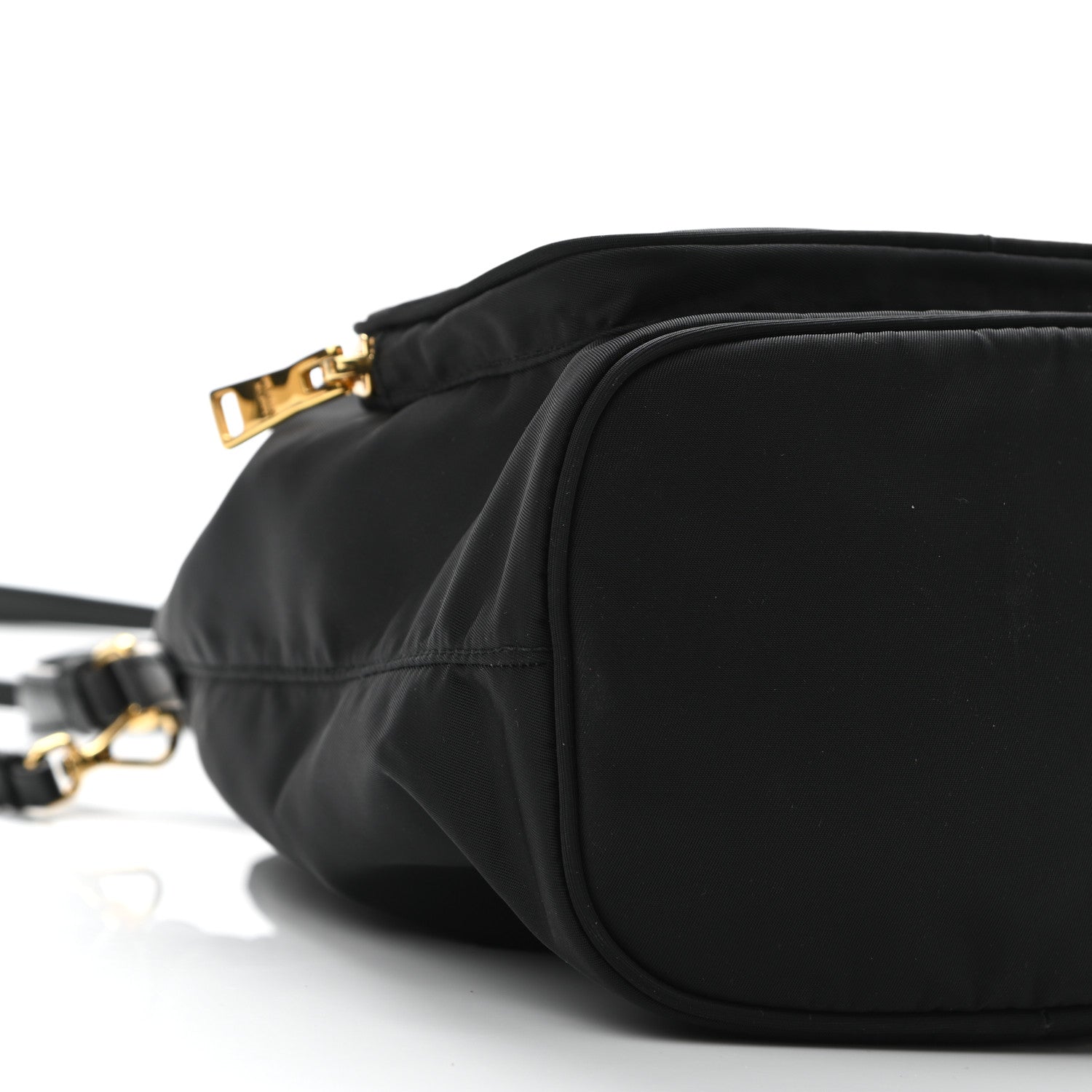 Prada Re-Nylon Duet Drawstring Shoulder Bag Black 8 of 9