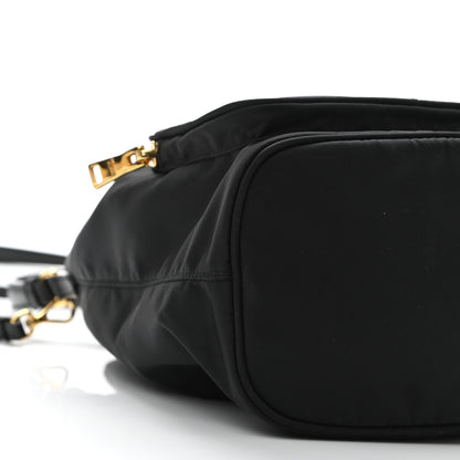 Prada Re-Nylon Duet Drawstring Shoulder Bag Black 8 of 9