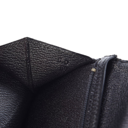 Hermes Lizard Bearn Gusset Wallet Black 7 of 8