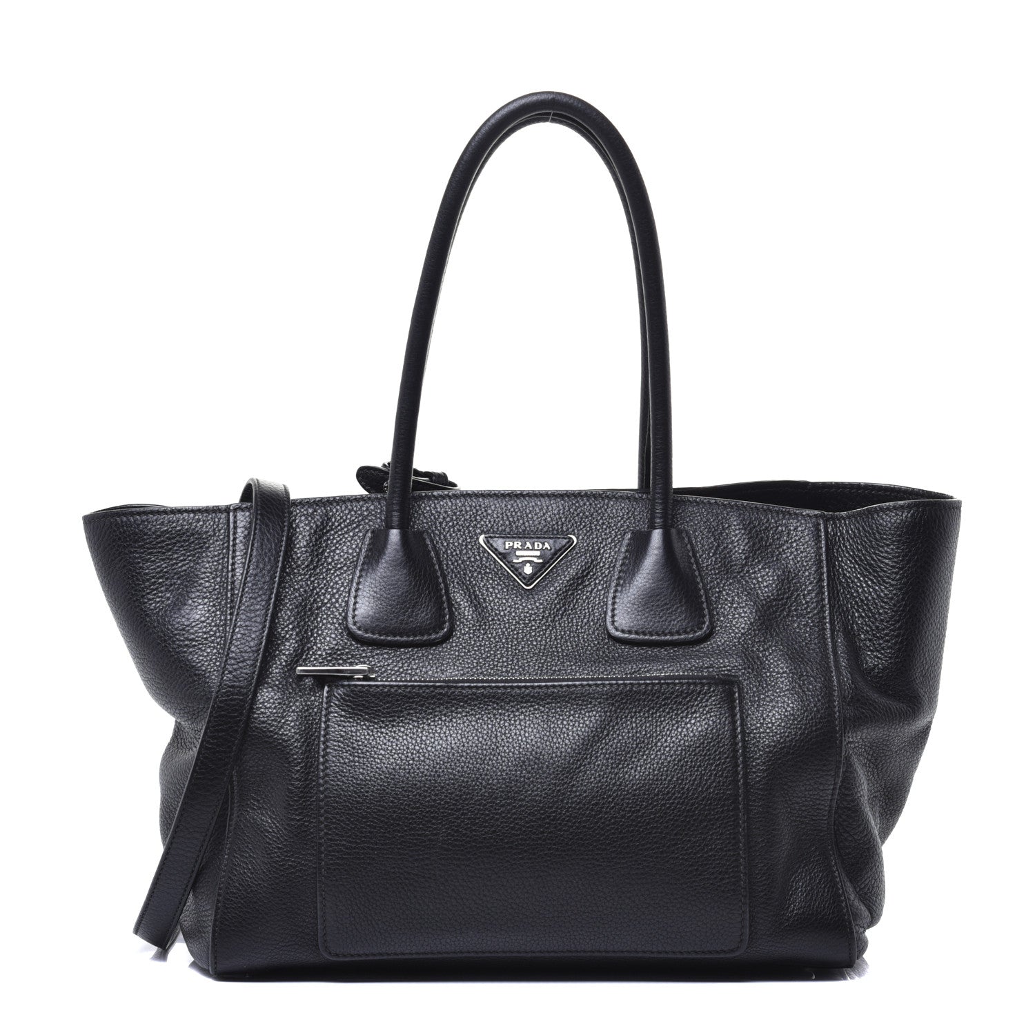 Prada Vitello Phenix Shopping Tote Black 1 of 10