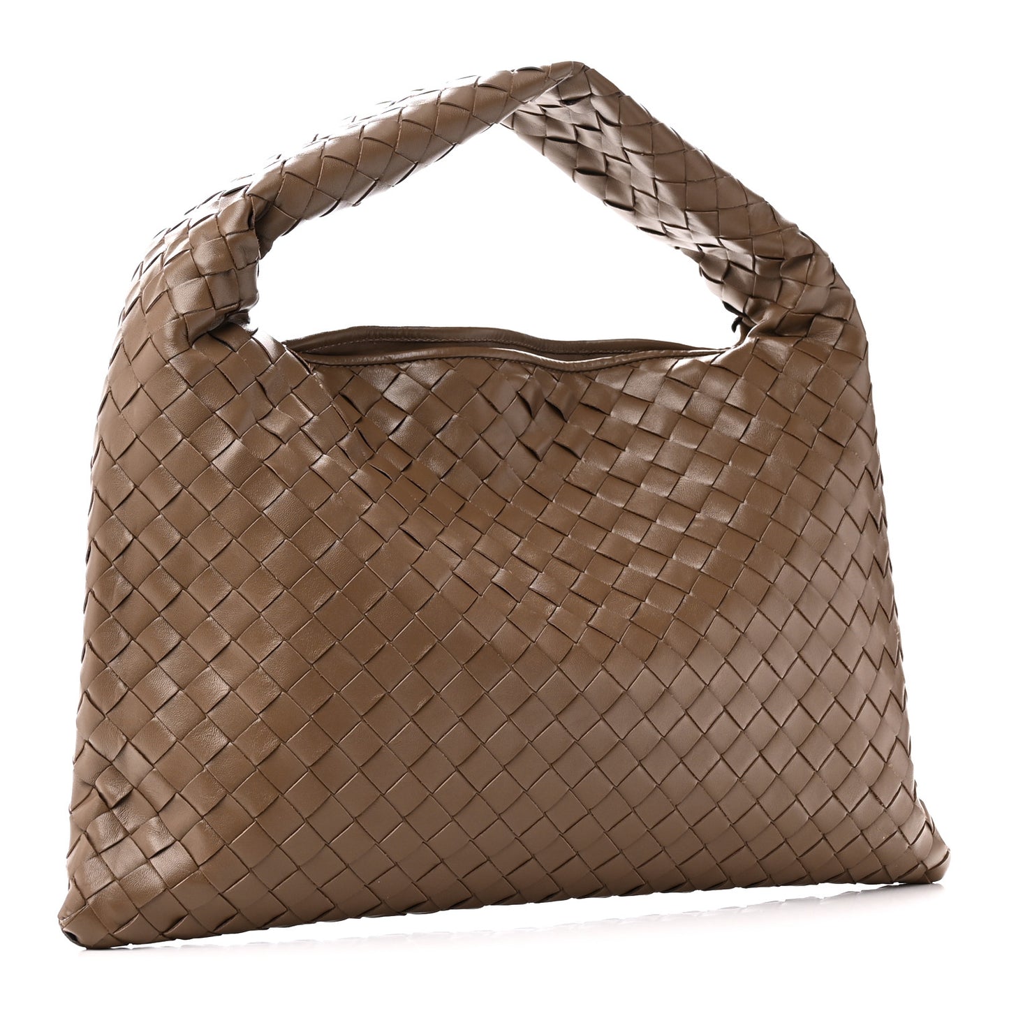 Calfskin Intrecciato Small Hop Pinecone