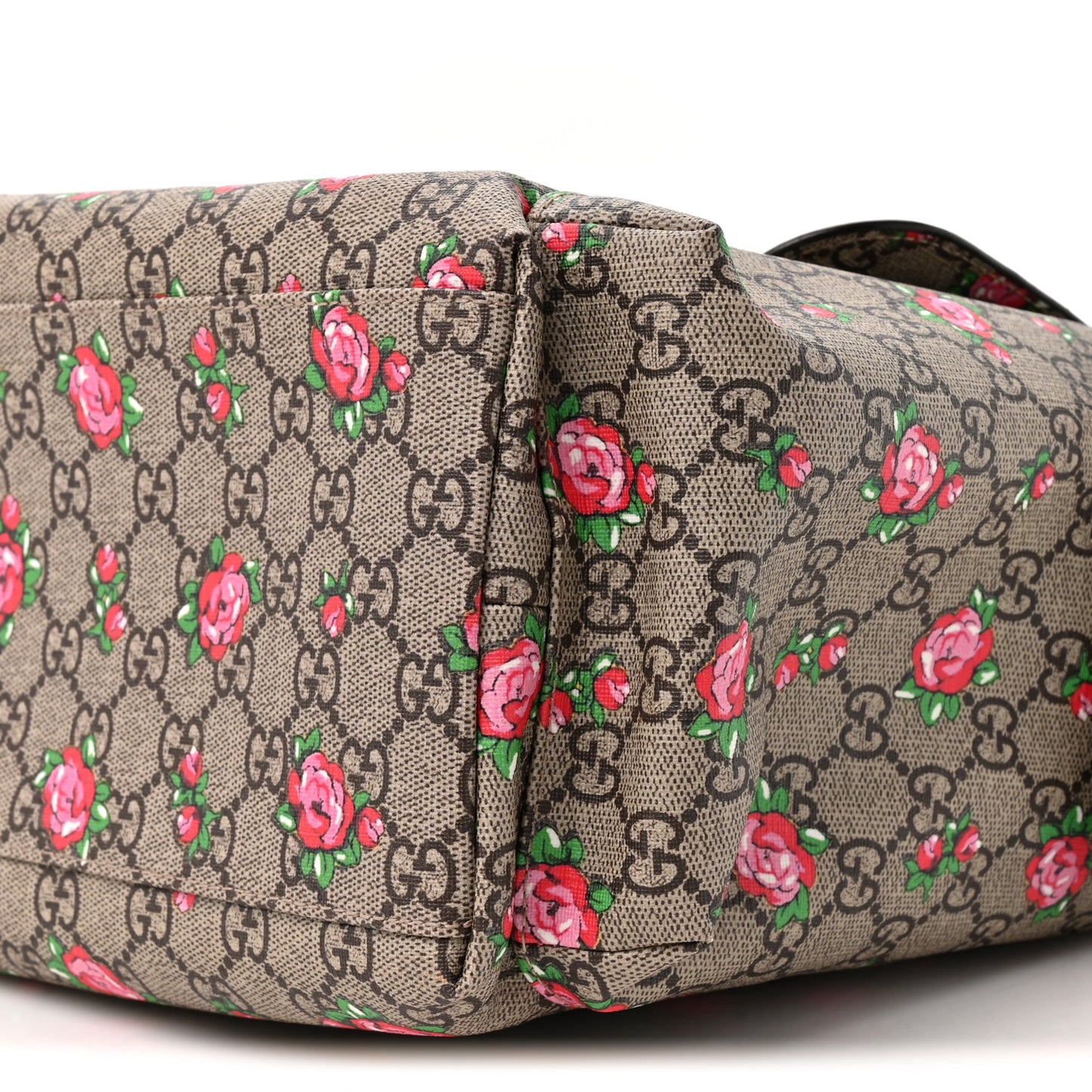 GG Supreme Monogram Rose Bud Diaper Bag Pink