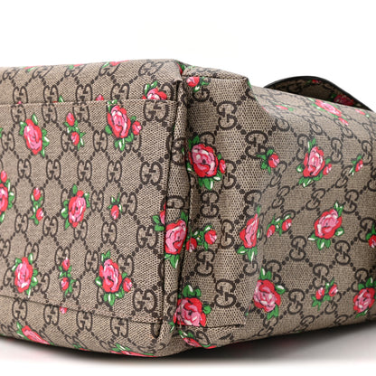 Gucci GG Supreme Monogram Rose Bud Diaper Bag Pink 8 of 12