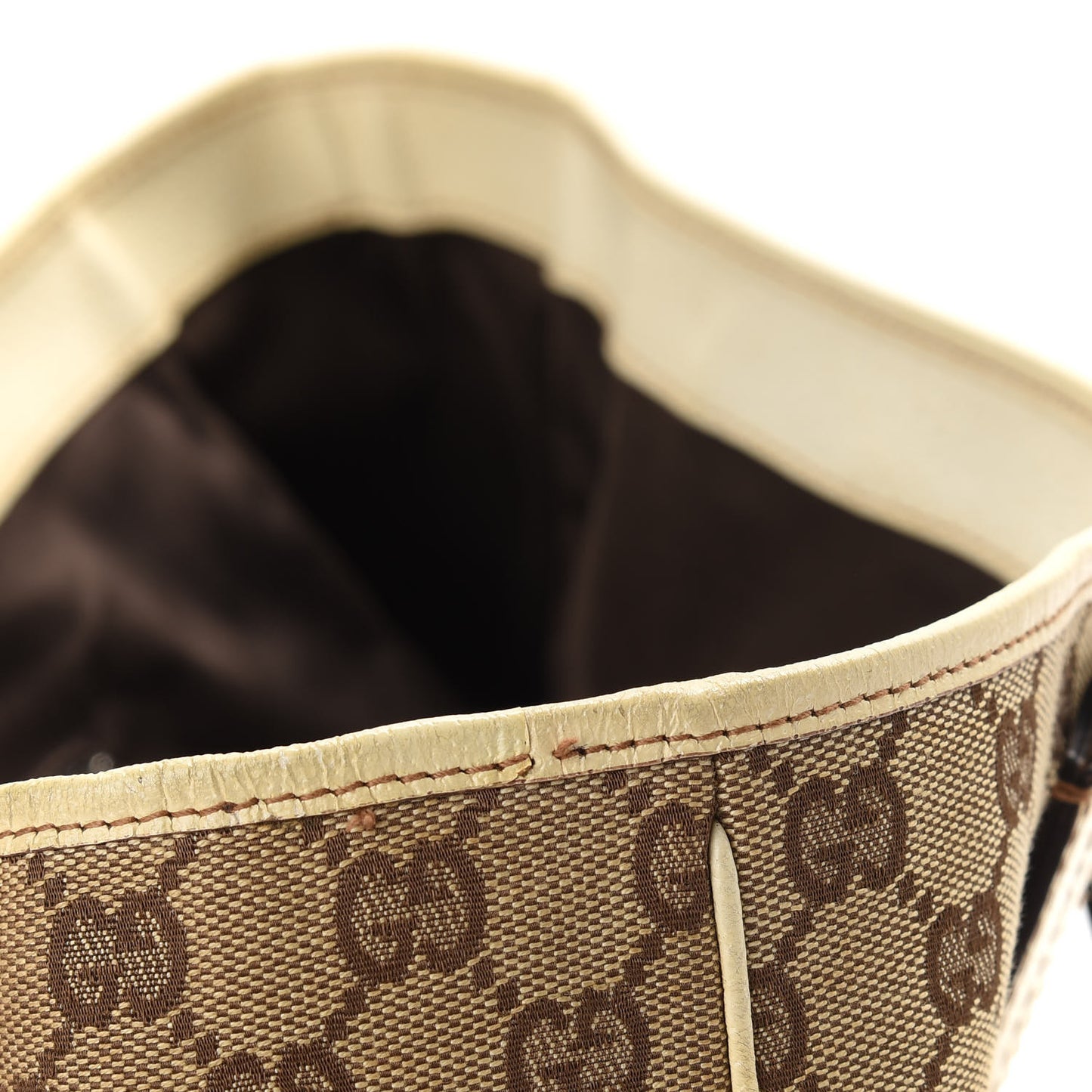 Monogram Large Tote Off White