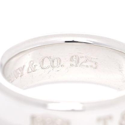 Tiffany Sterling Silver 1837 Band Ring 54 7 5 of 6