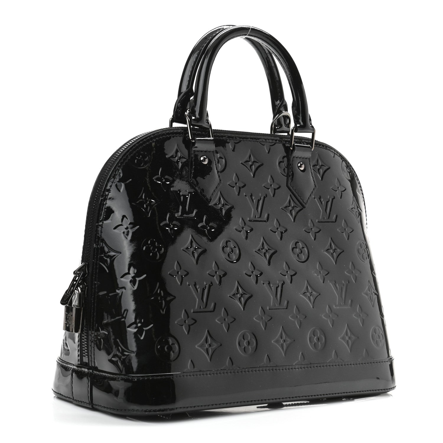 Louis Vuitton Vernis Alma PM Noir Magnetique 3 of 9