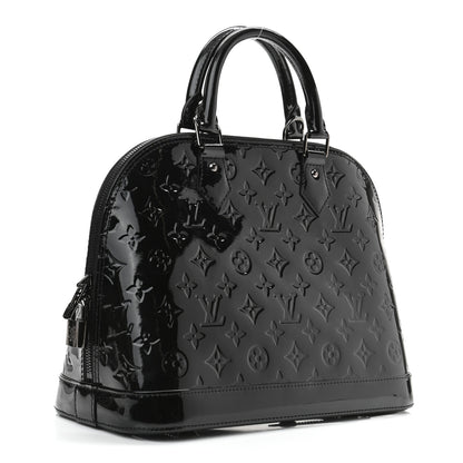 Louis Vuitton Vernis Alma PM Noir Magnetique 3 of 9