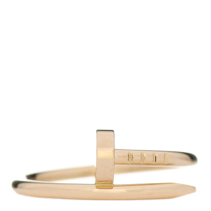 Cartier 18K Yellow Gold Small Juste Un Clou Ring 53 6.25 1 of 7