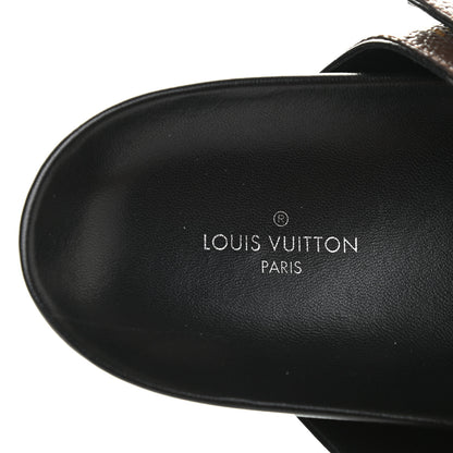 Louis Vuitton Monogram Bom Dia Mule Sandals 39.5 Black 7 of 11