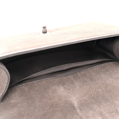 Chanel Iridescent Caviar Quilted Medium Boy Flap Dark Grey 11 of 12