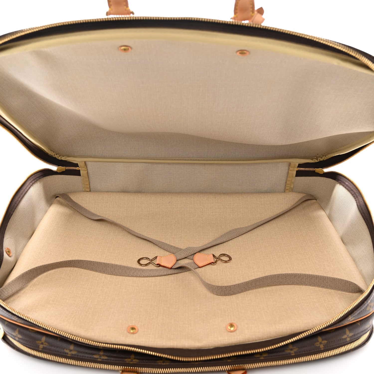 Louis Vuitton Monogram Alize 2 Compartment Luggage Travel Bag 4 of 39