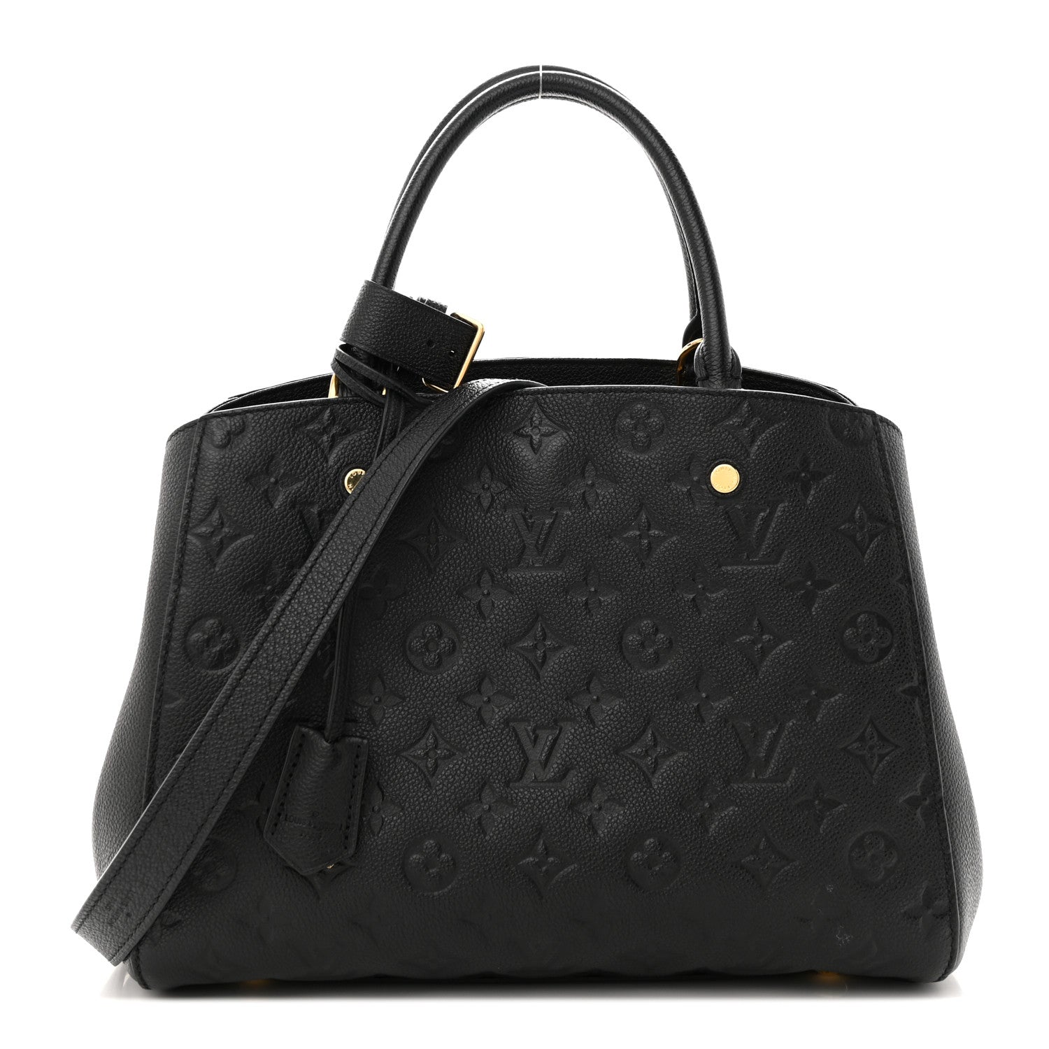 Louis Vuitton Empreinte Montaigne MM Black 1 of 12