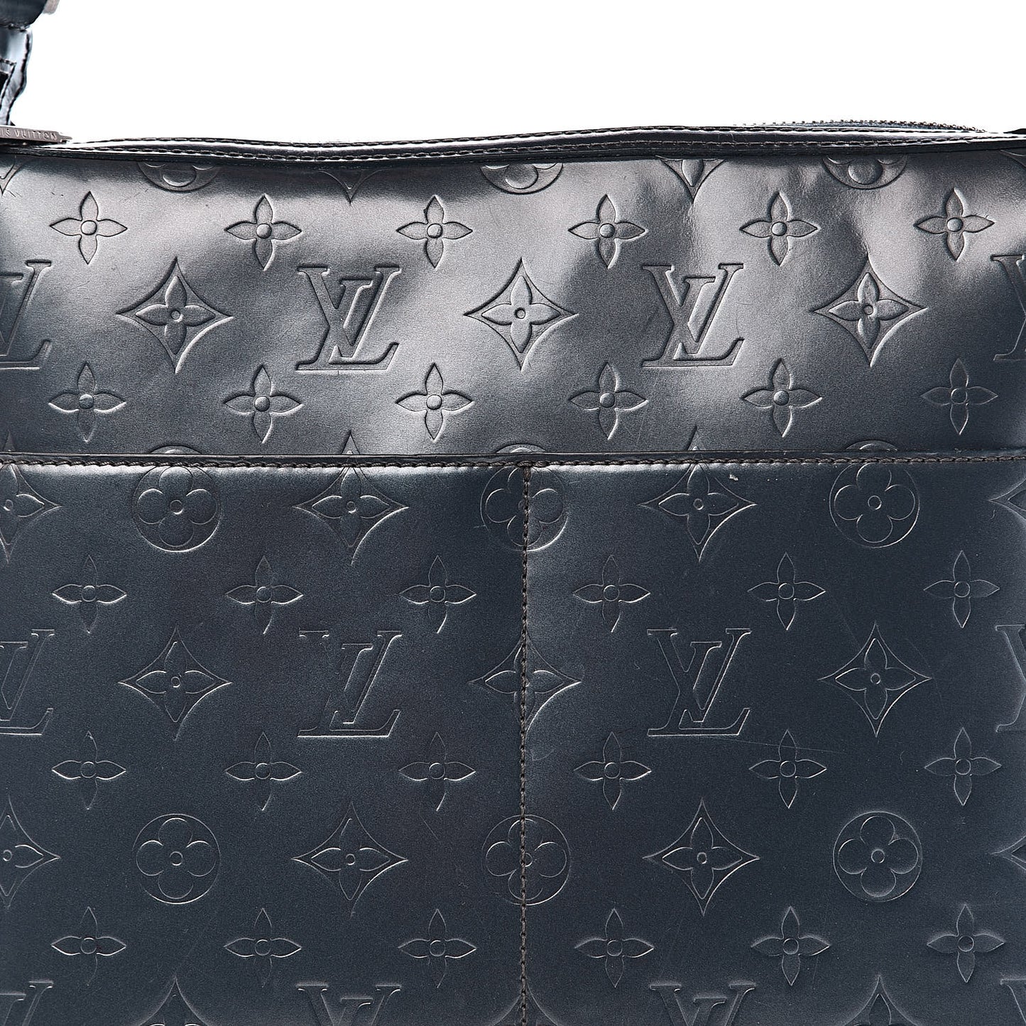 Mat Monogram Sutter Tote Blue