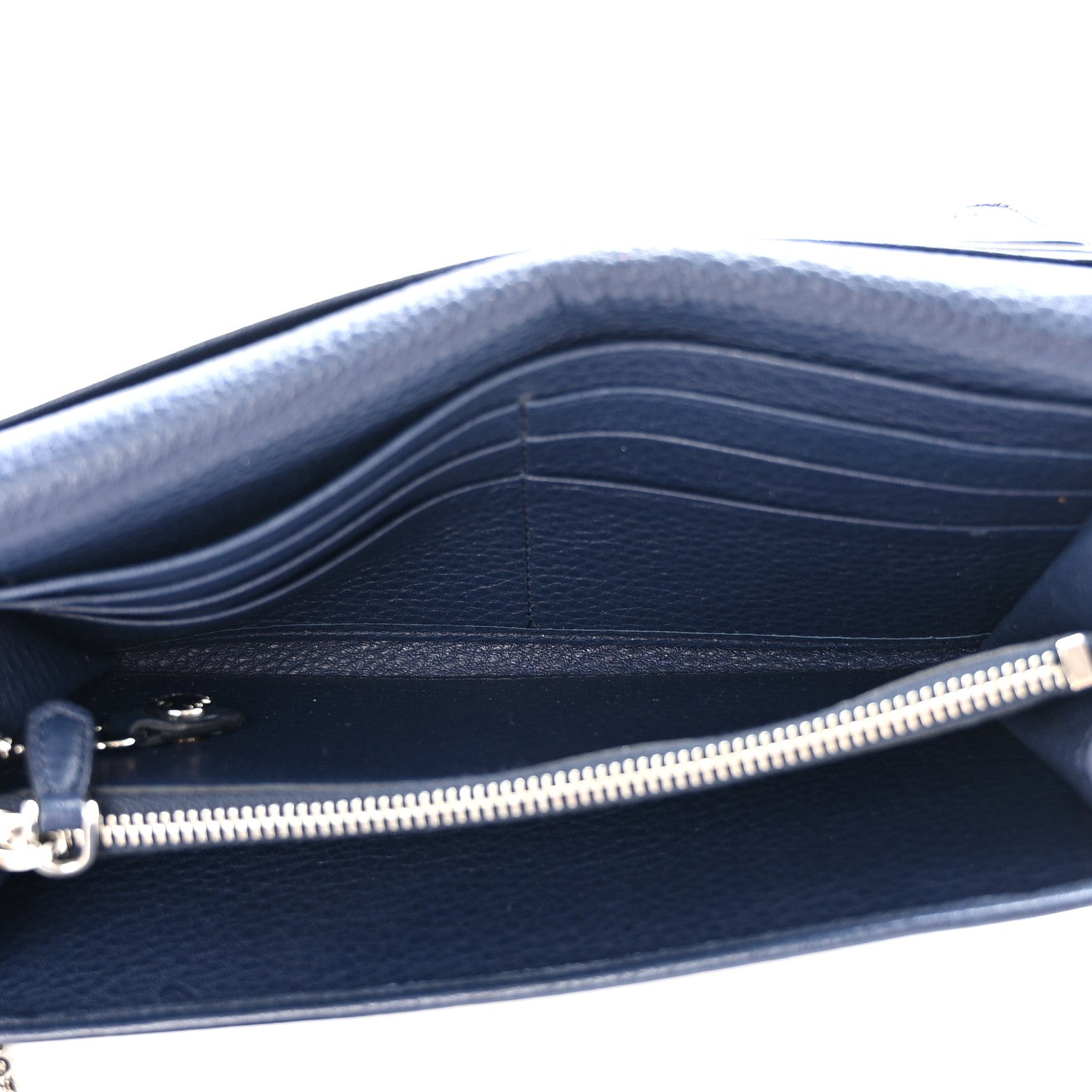 Prada Vitello Phenix Continental Flap Wallet Baltico 5 of 8