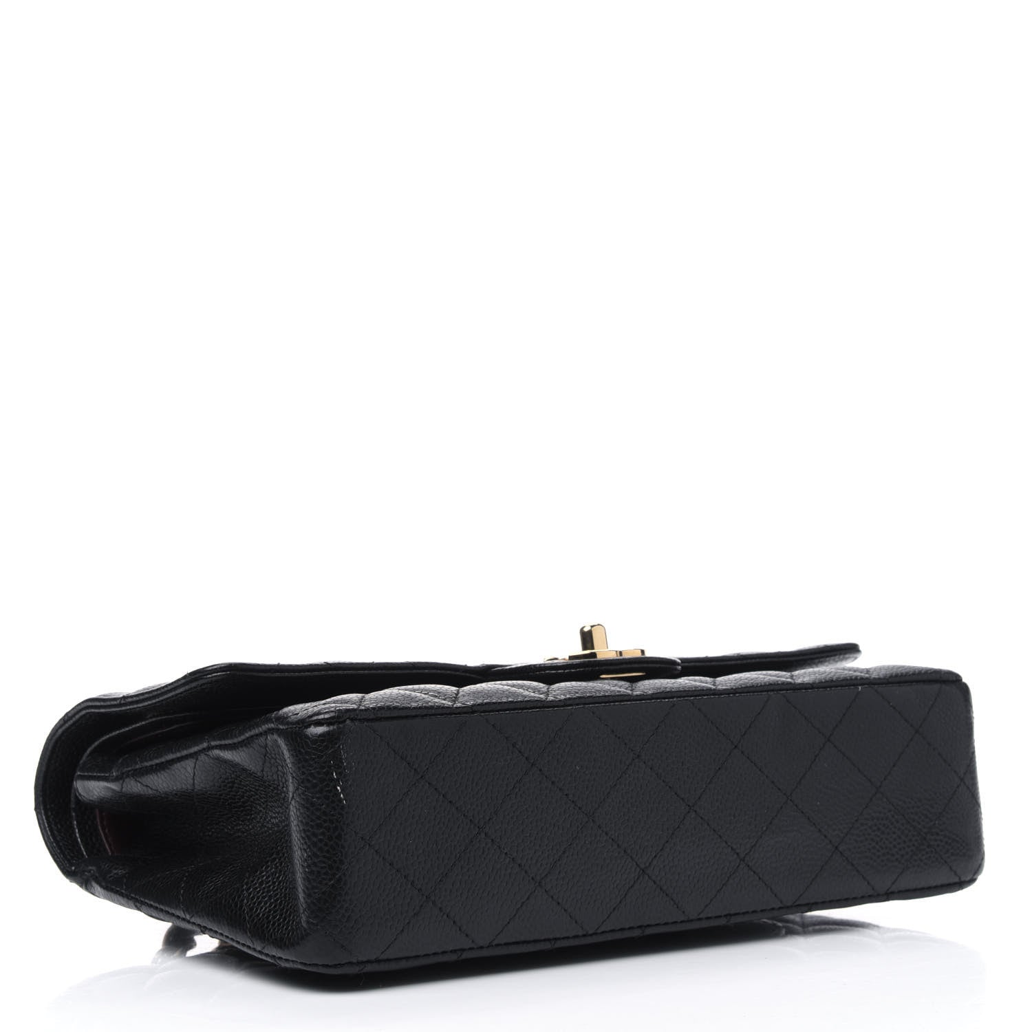 Chanel Caviar Quilted Medium Double Flap Black 3 of 5