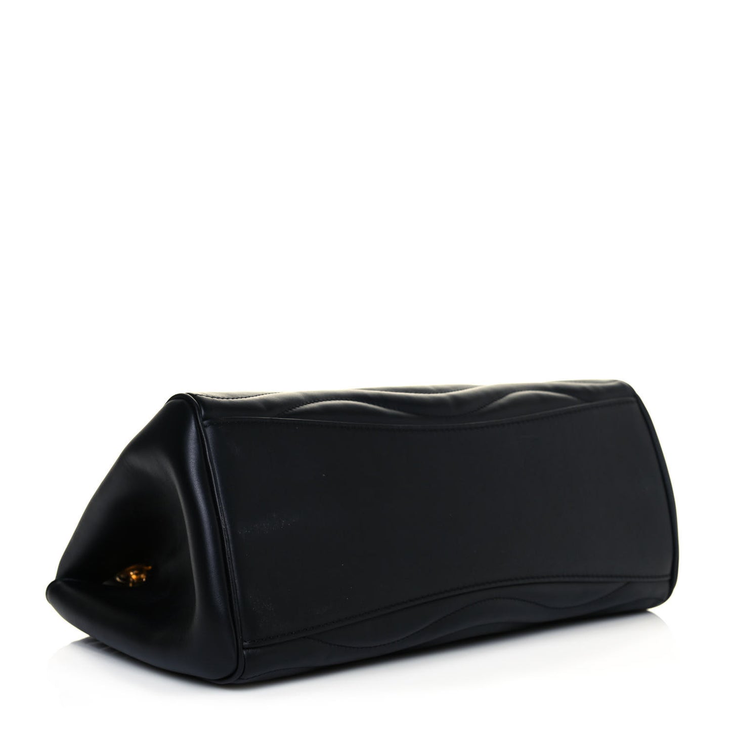 Calfskin New Wave Chain Tote Black