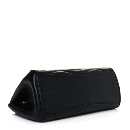 Louis Vuitton Calfskin New Wave Chain Tote Black 4 of 13