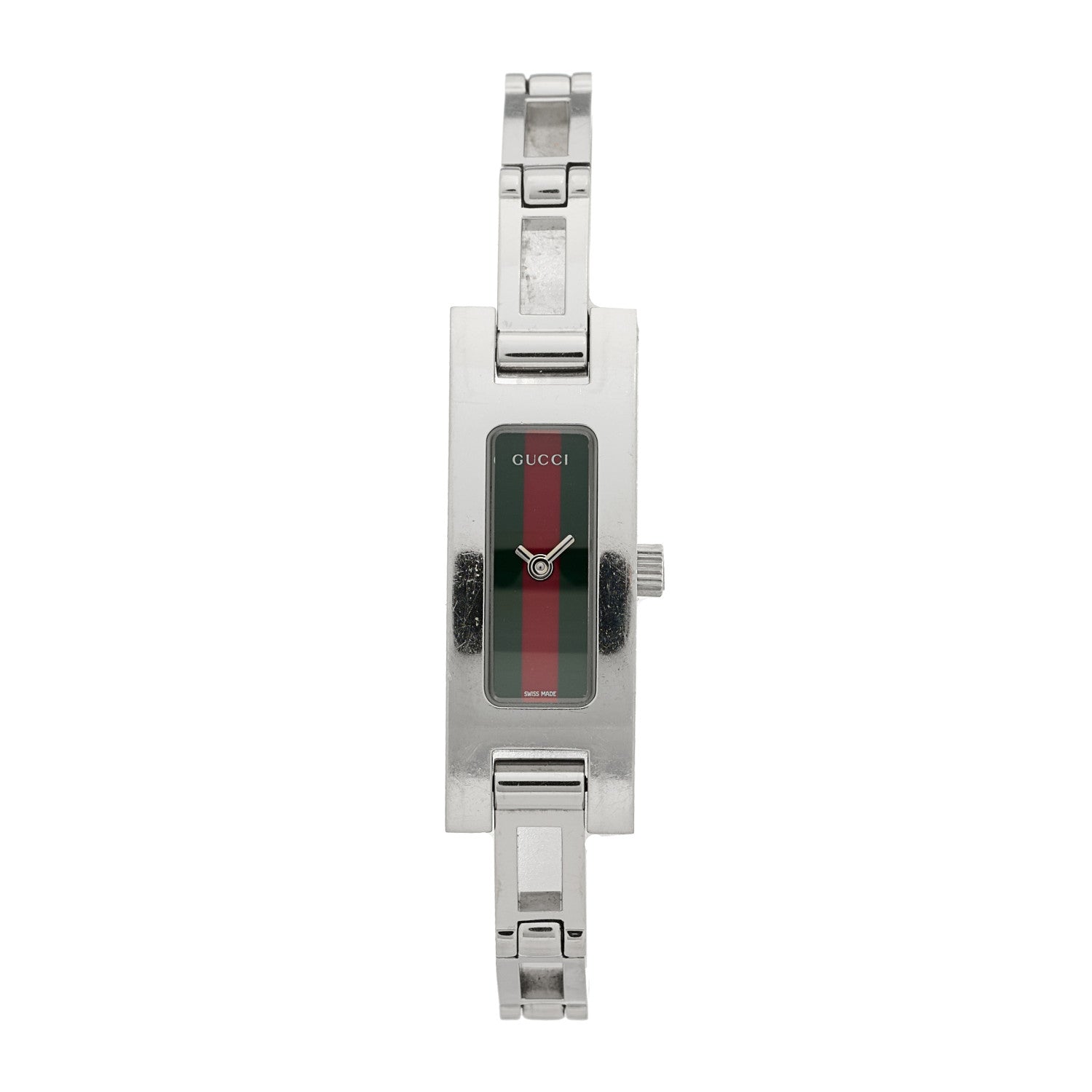 Gucci Stainless Steel 12mm 3900L Web Quartz Watch 1 of 4