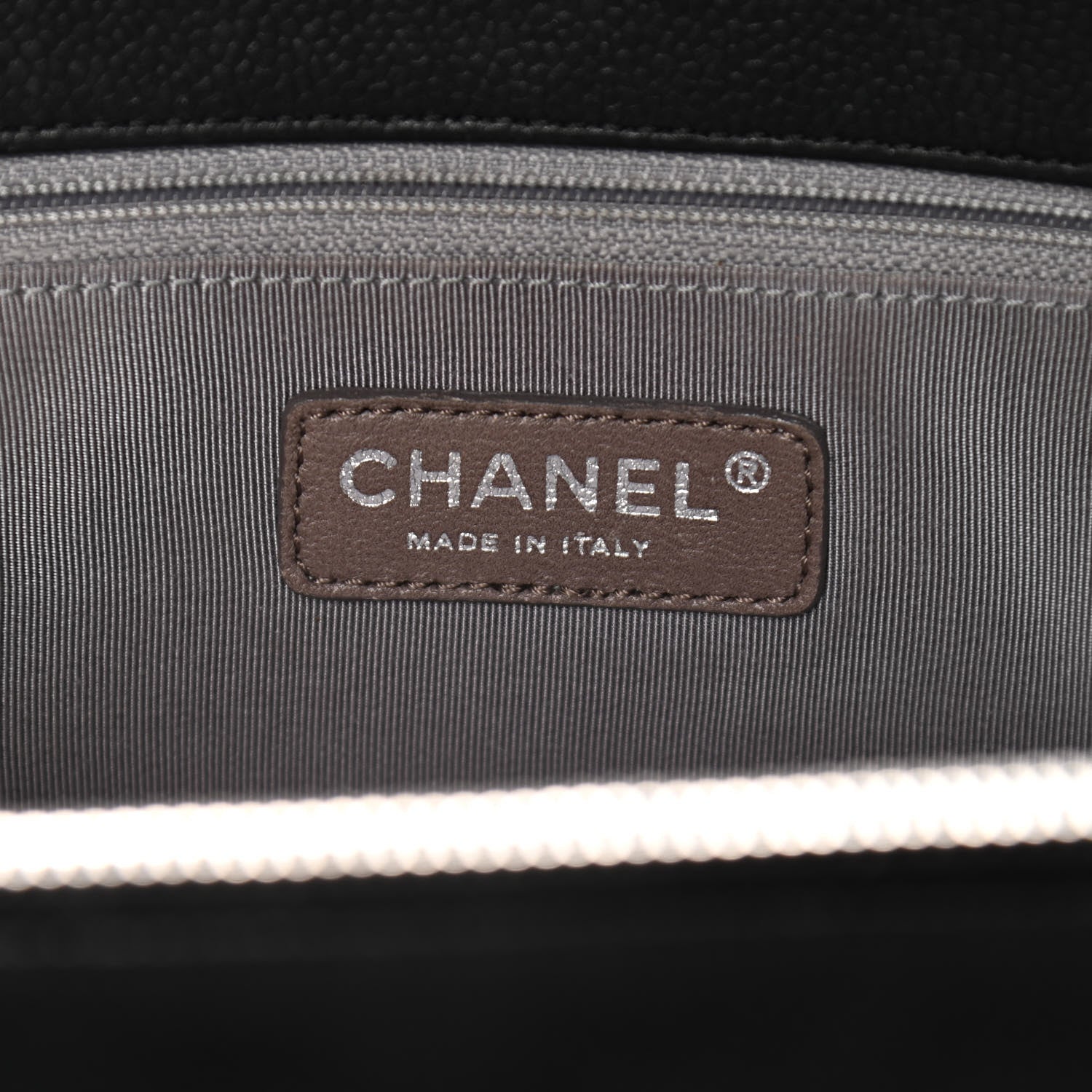Chanel Soft Caviar Quilted CC Timeless Tote Black 7 of 11
