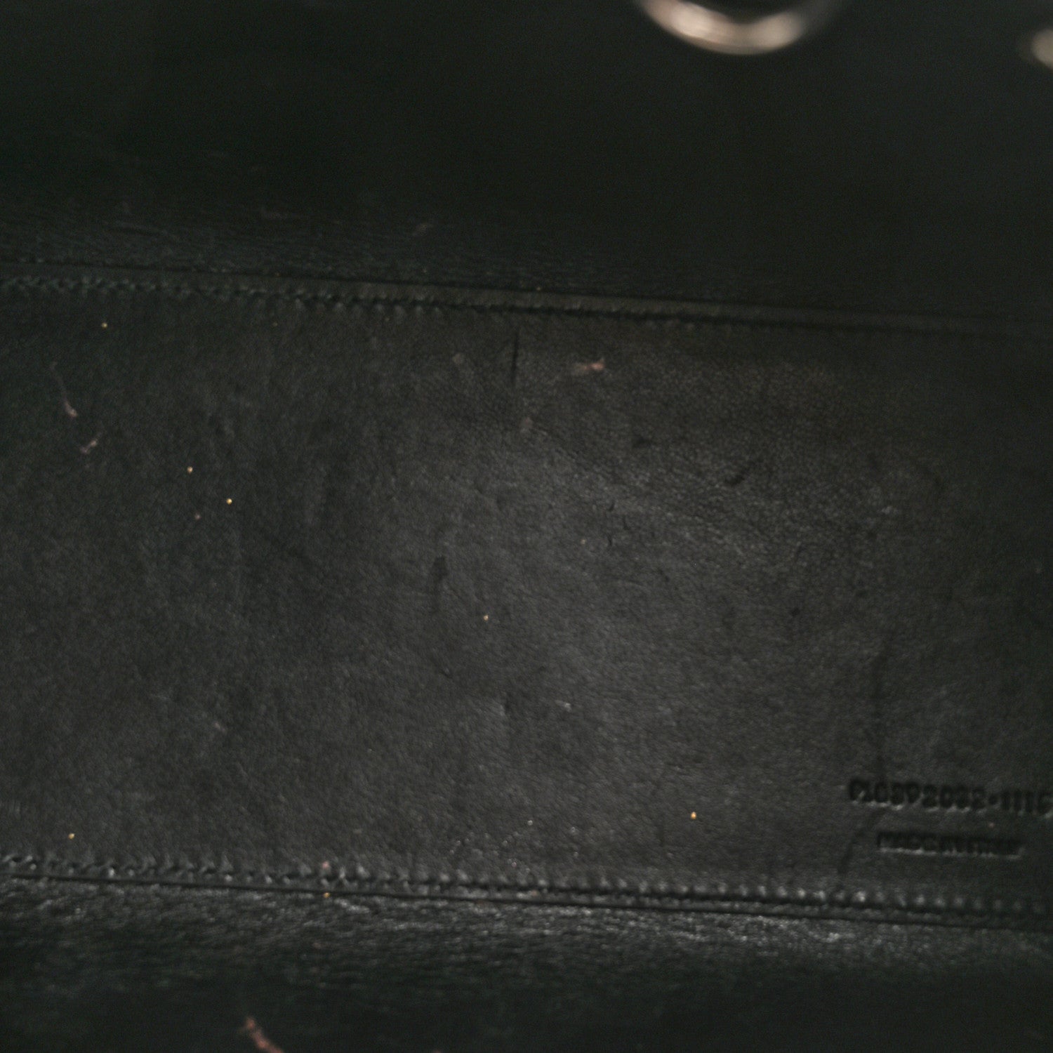 Saint Laurent Calfskin Crocodile Embossed Nano Sac De Jour Black 12 of 13