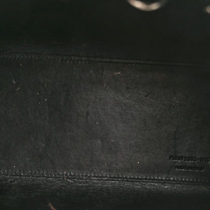 Saint Laurent Calfskin Crocodile Embossed Nano Sac De Jour Black 12 of 13