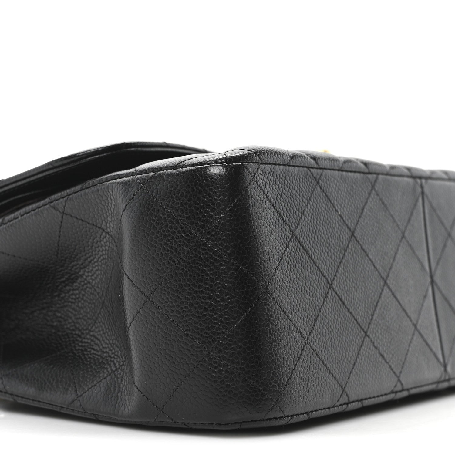 Chanel Caviar Quilted Jumbo Double Flap Black 9 of 10