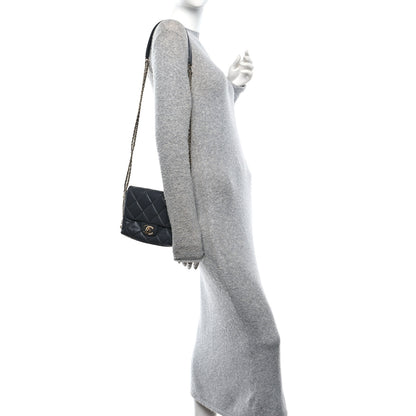 Chanel Lambskin Quilted Mini Crush On Chains Flap Bag Grey 2 of 10