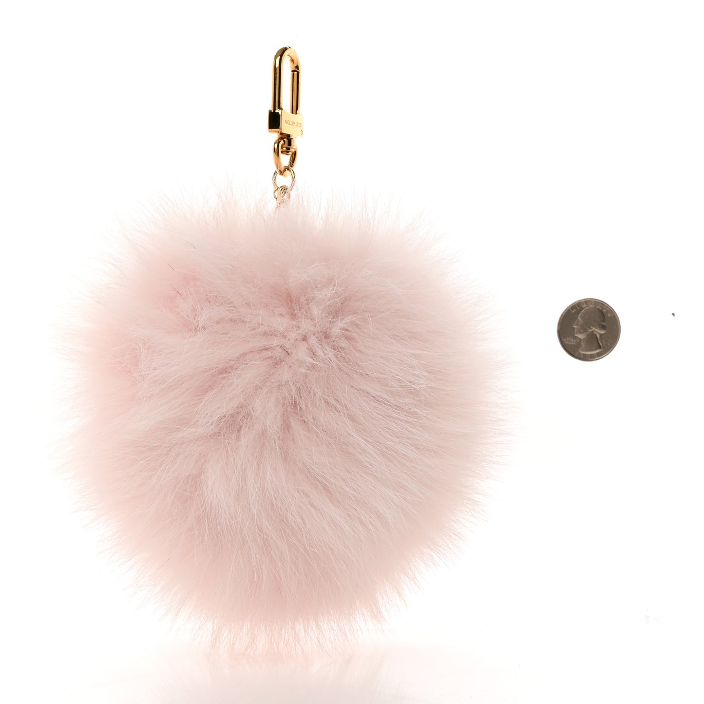 Fuzzy Bubble Bag Charm Light Pink