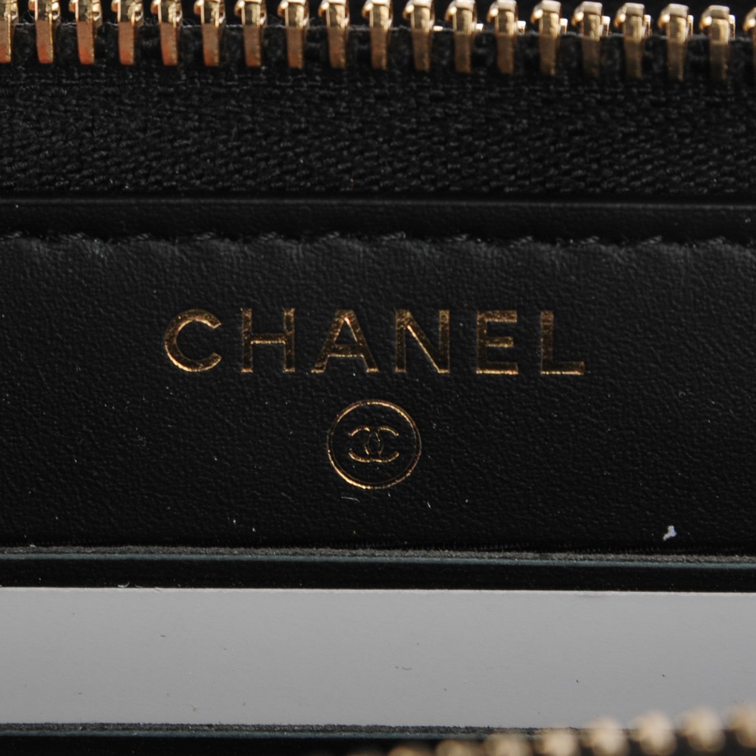 Chanel Caviar Quilted Large Gusset Double Zip Around Wallet Black 6 of 8