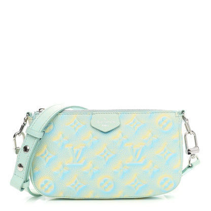 Louis Vuitton Empreinte Monogram Summer Stardust Pochette Accessories Water Green 1 of 9