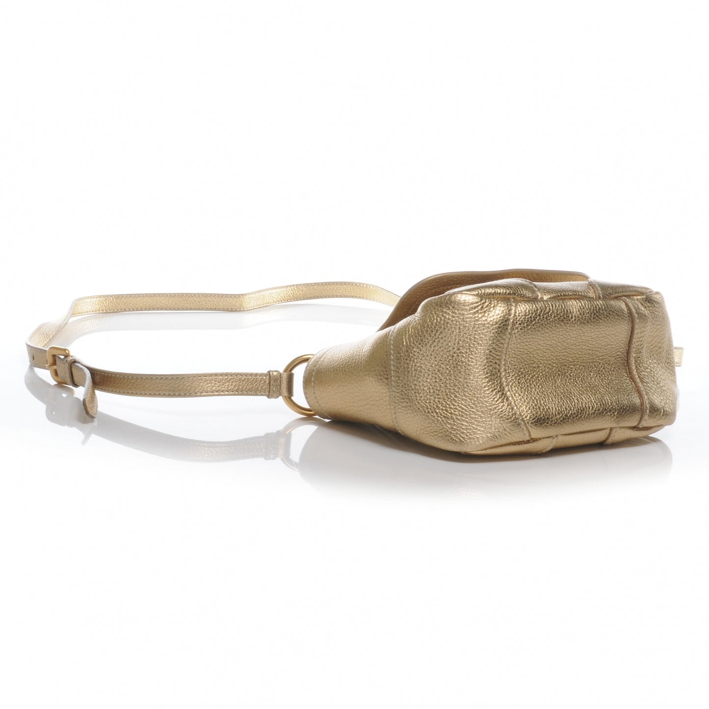 Vitello Daino Crossbody Bag Platino