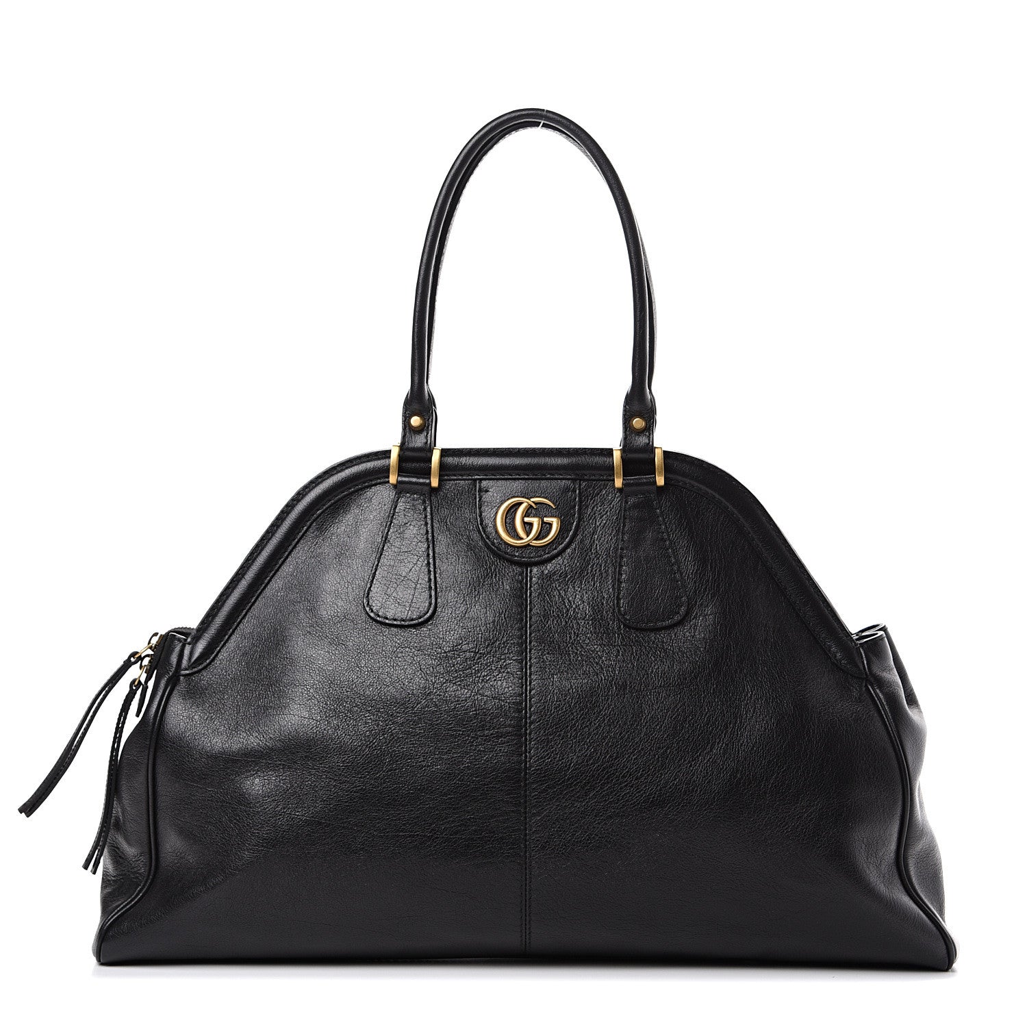 Gucci Calfskin Large Re(Belle) Top Handle Bag Black 1 of 9