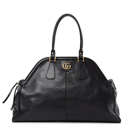 Gucci Calfskin Large Re(Belle) Top Handle Bag Black 1 of 9