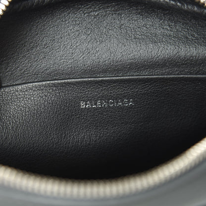 Balenciaga Smooth Calfskin Logo S Everyday Camera Bag Gris Fossile White 6 of 10