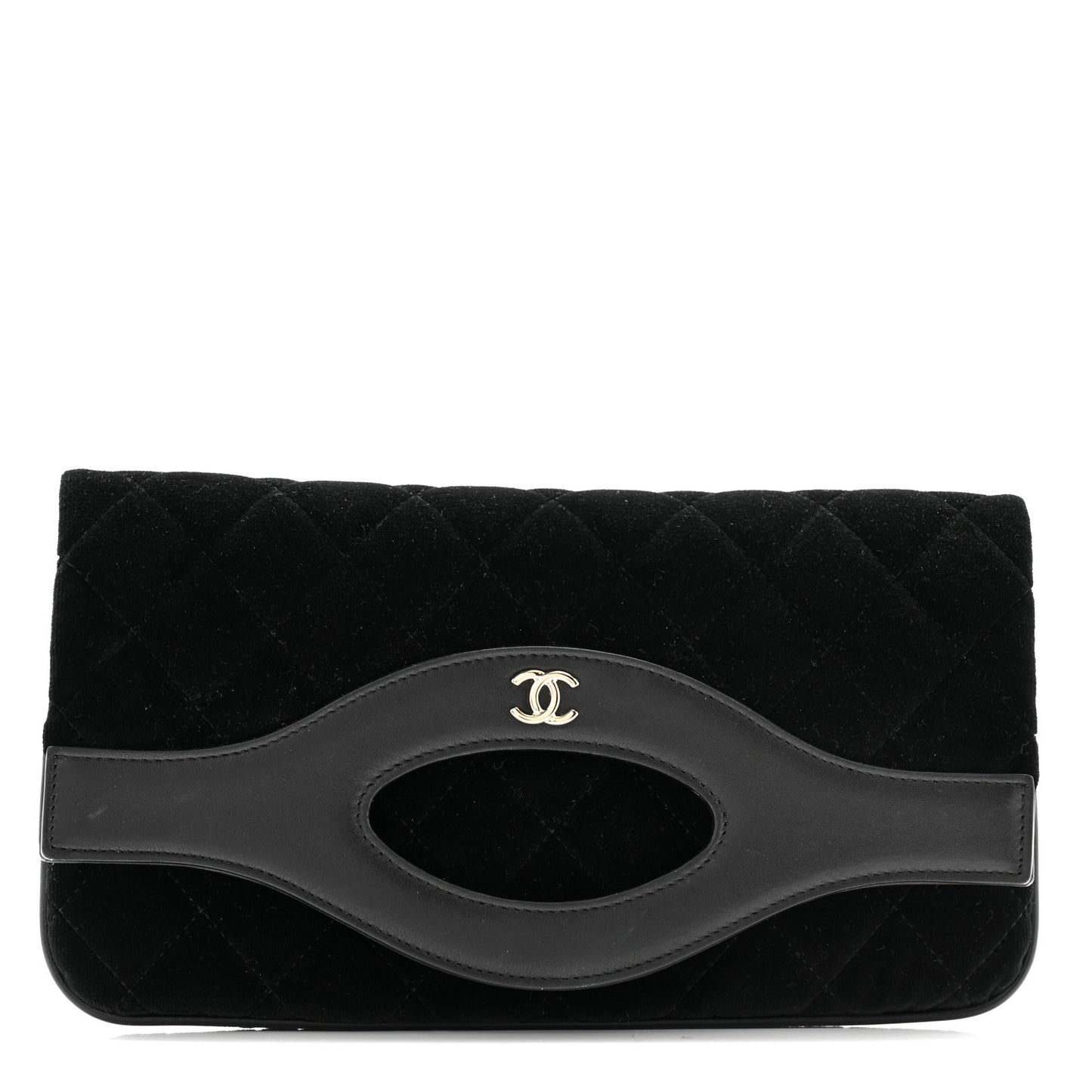 Velvet Lambskin 31 Pouch Black