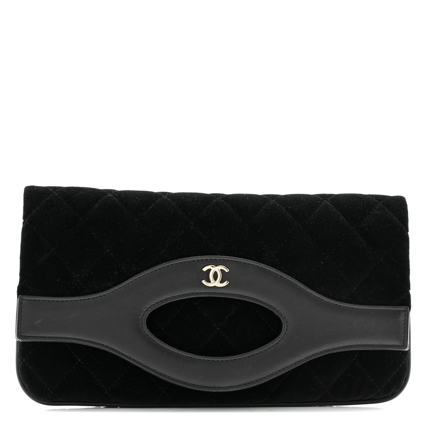 Chanel Velvet Lambskin 31 Pouch Black 1 of 9