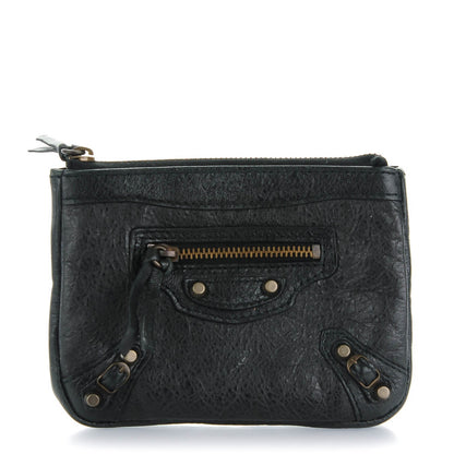 Balenciaga Agneau Classic Hardware M Porte-Monnaie Coin Purse Black 1 of 7