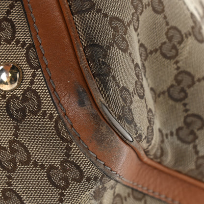 Gucci Monogram Vintage Web Medium Boston Tobacco 16 of 16