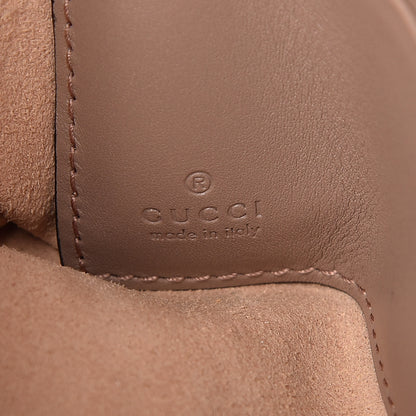 Gucci Calfskin Matelasse Mini GG Marmont Chain Bag Porcelain Rose 7 of 10
